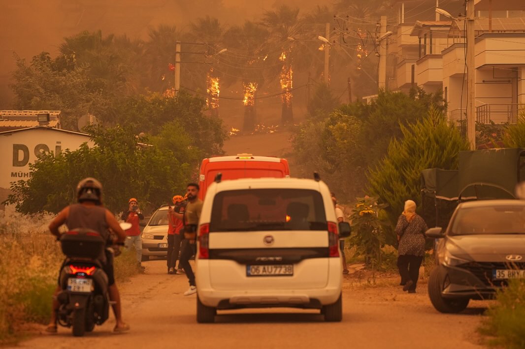 İzmir'de Yangın