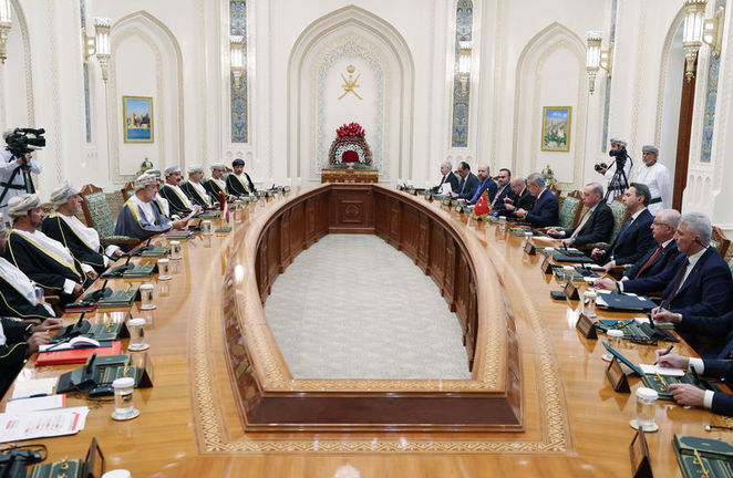 Erdoğan, Umman Sultanı Heysem Bin Tarık Ile Bir Araya Geldi