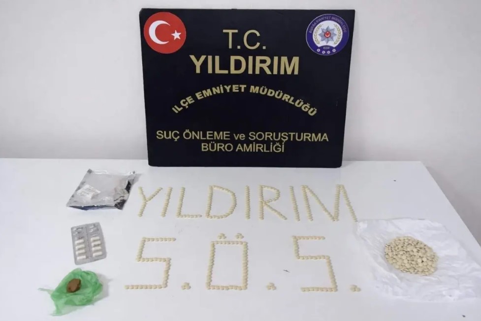 Bursa’da Uyuşturucu Operasyonu: 688 Hap Ele Geçirildi