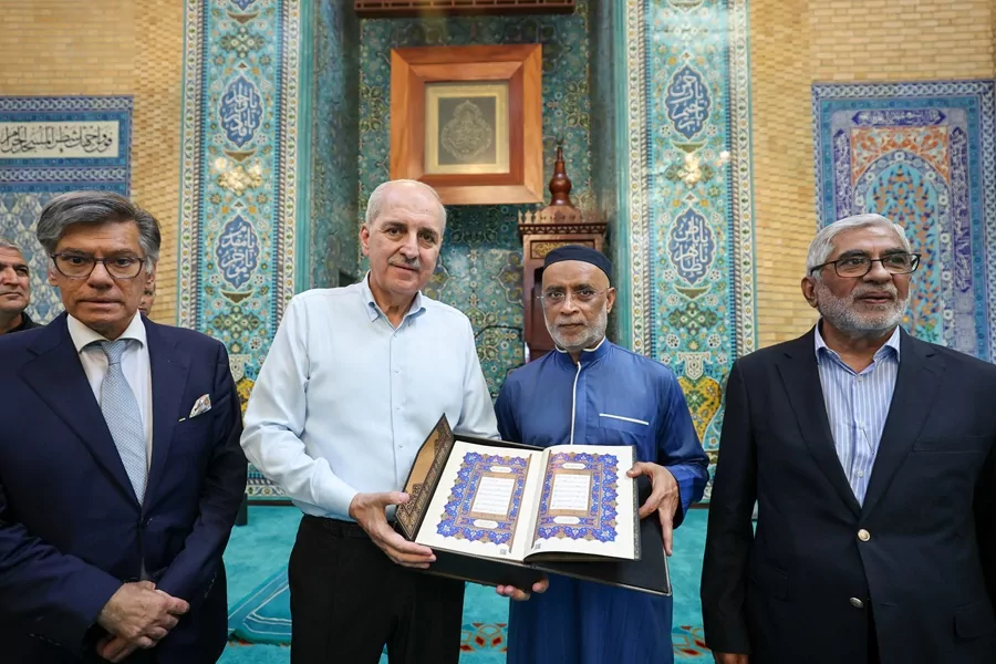 Numan Kurtulmuş'tan Lizbon Merkezi Camii ziyareti