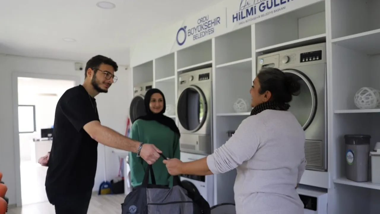 Ordu'da gençler çamaşır derdine düşmüyor