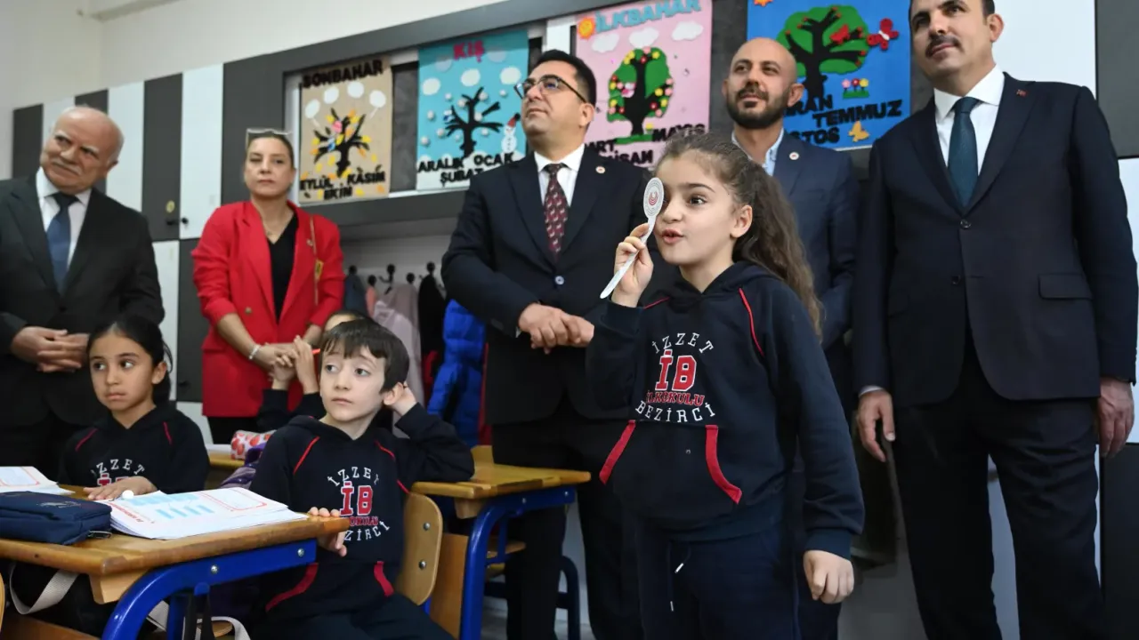 Konya'da öğrencilere göz sağlığı için farkındalık