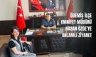 Ödemiş ilçe emniyet müdürü Hasan Özge'ye anlamlı ziyaret