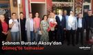 Şebnem Bursalı Aksoy’dan Gömeç’te temaslar
