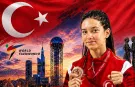 Milli sporcudan Gürcistan'da bronz madalya!