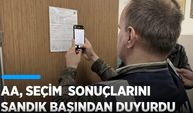 AA, Cumhurbaşkanı Seçimi ikinci turuna ilişkin sonuçları sandık başından duyurdu