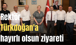 Rektör Türkdoğan'a hayırlı olsun ziyareti