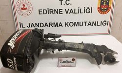 Enez'de tekne motoru hırsızlığı: 2 tutuklama