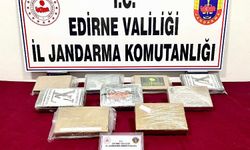 Edirne'de 10 kilo kokain ele geçirildi
