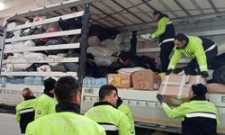Deprem bölgesine bot ve mont desteği