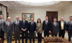 Edirne Valisi ve Keşan protokolünün Başkent'te bürokrasi teması