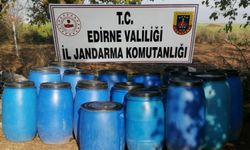 Edirne'de 2 bin litre kaçak şarap!