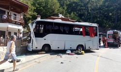 Muğla'da tur otobüsünün freni boşaldı