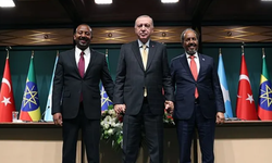 Başkan Erdoğan, Somali ve Etiyopya başkanları ortak basın açıklaması...