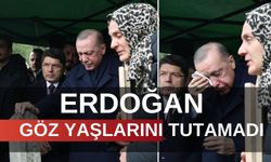 Erdoğan gözyaşlarını tutamadı