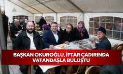 Başkan Okuroğlu, iftar çadırında vatandaşla buluştu