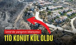 İzmir'de yangının bilançosu: 110 Konut kül oldu