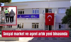 Sosyal market ve aşevi artık yeni binasında