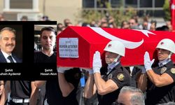 İzmir'de Şehit Polisler İçin Hüzünlü Veda