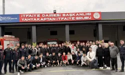 İtfaiyeci adaylarından Kocaeli İtfaiyesi'ne teknik ziyaret