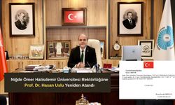 Niğde Ömer Halisdemir Üniversitesi Rektörlüğüne Prof. Dr. Hasan Uslu Yeniden Atandı