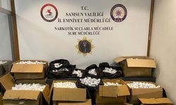 Samsun’da 3 araçtan yüz binlerce uyuşturucu hap ele geçirildi