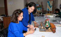 İzmir Çiğli'de kadınlar geleneksel sanatı geleceğe taşıyor