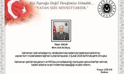 Milli Savunma Bakanlığı duyurdu: Astsubay Kıdemli Başçavuş Talat Okur şehit oldu