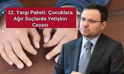 12. Yargı Paketi: Çocuklara Ağır Suçlarda Yetişkin Cezası