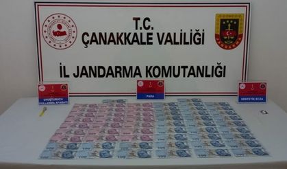 Çanakkale'de sahte para operasyonunda 3 şüpheli gözaltına alındı