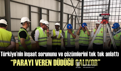 Türkiye’nin inşaat sorununu ve çözümlerini tek tek anlattı