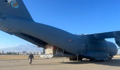 Gazze için tonlarca gıda malzemesi Ürdün'e ulaştırıldı