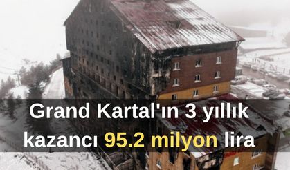 Grand Kartal'ın 3 yıllık kazancı 95.2 milyon lira
