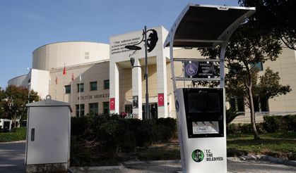 Tire Belediyesi, ücretsiz engelli aracı şarj istasyonları kurdu