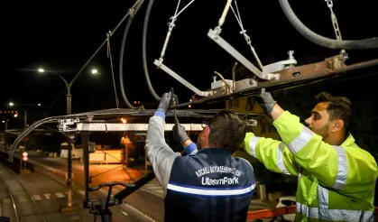 Kocaeli Akçaray Tramvayı'nda 7/24 hizmet