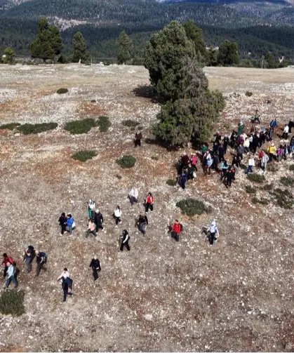 Mersin'de tarihi kilikya yolu yürüyüşüne yoğun ilgi