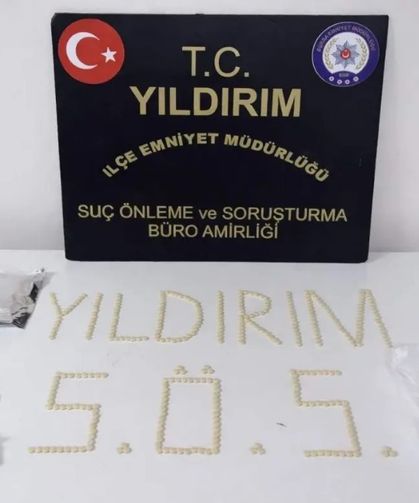 Bursa’da Uyuşturucu Operasyonu: 688 Hap Ele Geçirildi