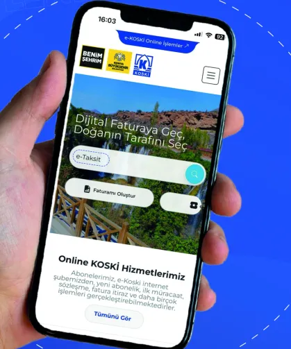 Türkiye'de ilk... KOSKİ'den borçlara internetten taksit imkanı