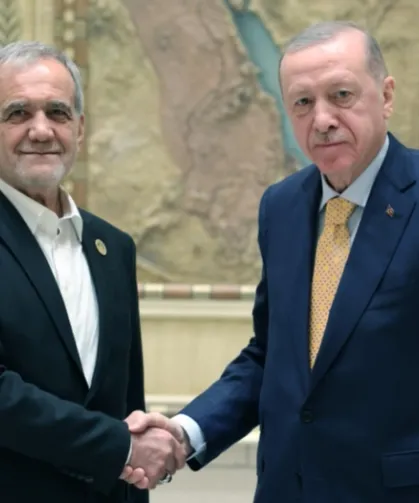 Cumhurbaşkanı Erdoğan İran Cumhurbaşkanı Pezeşkiyan ile görüştü