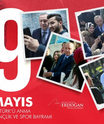 Cumhurbaşkanı Erdoğan'dan 19 Mayıs mesajı