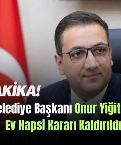 Balçova Belediye Başkanı Onur Yiğit Hakkındaki Ev Hapsi Kararı Kaldırıldı