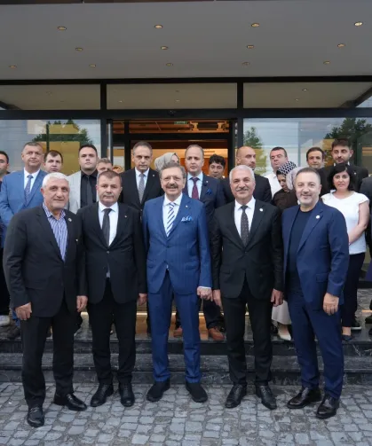 Gebze Ticaret Odası Heyeti, TOBB Başkanı Hisarcıklıoğlu ile Sakarya'da buluştu