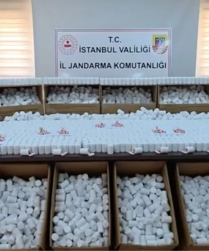 İstanbul'da 257 bin 850 uyuşturucu hap ele geçirildi