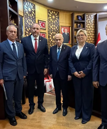 MHP Edirne'den Bahçeli'ye ziyaret