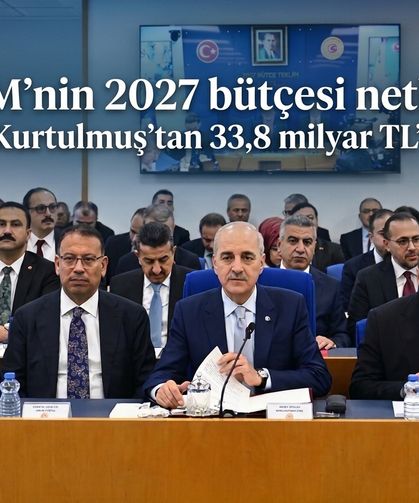 TBMM'nin 2027 bütçesi netleşti... Başkan Kurtulmuş'tan 33,8 milyar TL'lik teklif