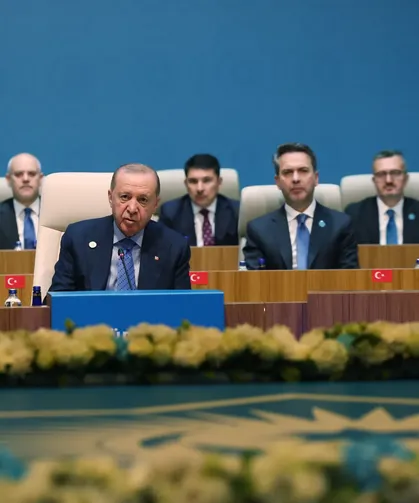 Cumhurbaşkanı Erdoğan'dan Türk Dünyası'na birlik çağrısı... Dönem başkanlığı Türkiye'ye geçti