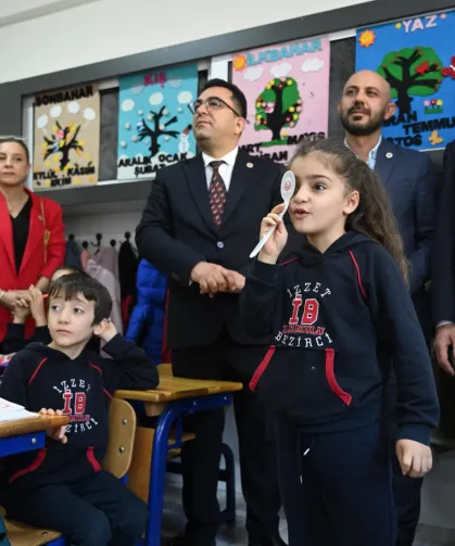 Konya'da öğrencilere göz sağlığı için farkındalık