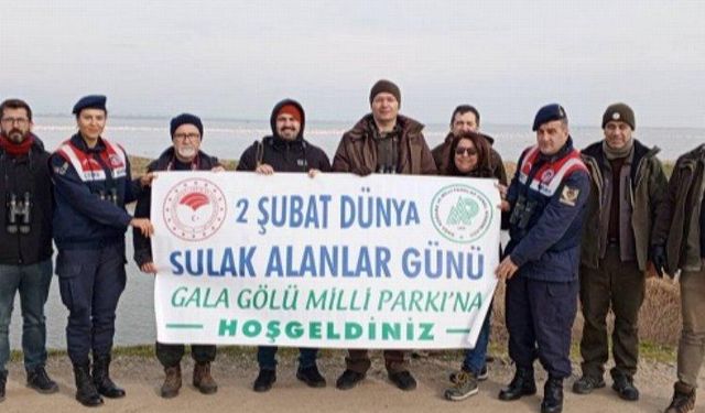 Edirne'de Kuş Gözlemciliği ile Dünya Sulak Alanlar Günü kutlandı