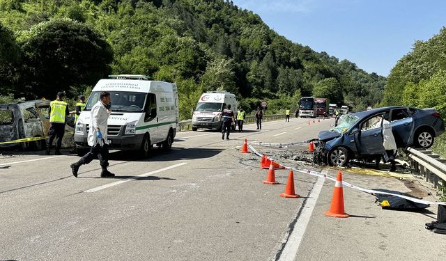 Sinop'ta korkunç kaza