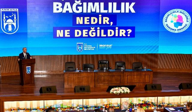 Ankara Büyükşehir Belediyesinden bağımlılığa karşı panel